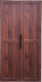 Farmhouse Kitchen Pantry Cabinet, 63" Tall Storage Cabinet with 2 Doors & Multi-Tier Shelves, Rustic Wood Cupboard for Kitchen, Dining Room, Walnut