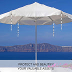 Hausse 30 Pack Bird Deterrents for Outside, Bird Repellent Hanging Silver Plastic Reflectors Scare Rods, Garden Decorative Reflective Scare Birds Away, Like Woodpeckers, Pigeons and Geese