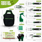 KHETI ?—¡?—²?˜„?—²???˜� 11-Piece Heavy Duty Stainless Steel Garden Tool Set ??Includes Spade, Shovel & More, Perfect for Digging & Plant Care, Ideal Gift for Women & Mothers