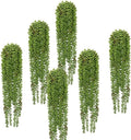 6 Pcs String of Pearls Plant Artificial Hanging Succulents Plants for Home Garden Decor