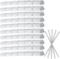 Beuta Landscape Edging | Garden Edging Border | Faux Stone Bricks for Lawn edging, Flower beds, Pathways & Yard Edging– 10 Packs | Each Section Has 6 Bricks 48"L x 4"W x 2.25"H | 30 Spikes |Limewash