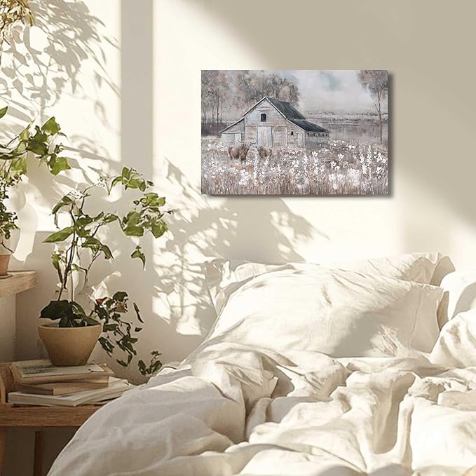 Animal Decorative Painting Flower Poster Art Plant Pictures Wall Art 12"x16" Artwork for Bedroom Vintage Kitchen Wall Decor