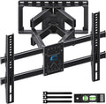 HOME VISION Full Motion TV Wall Mount for 32-85 inch TVs up to 132lbs | Max VESA 600x400mm, Fits 8”/ 12” /16” Wood Studs, TV Mount Wall Bracket with Dual Articulating Arms, Swivel, Tilt