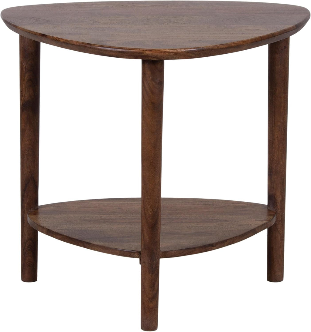 Porter Designs Noma Solid Acacia Wood End Table - Brown
