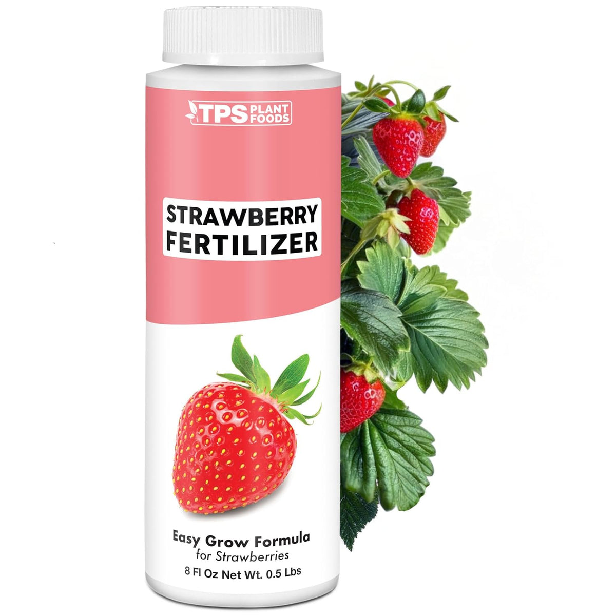 Strawberry Fertilizer for Fruit and Berry Gardens, Liquid Plant Food 8 oz (250mL)