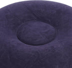 Inflatable Ottoman, Portable Outdoor Camping Chair Sofa Inflatable Flocking Stool Footrest, Flexible Foot Stools for Car, Living Room, Office, Patios or Small Apartment