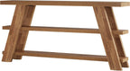 Tribesigns 70.9" Extra Long Console Table with Storage, 3-Tier Narrow Wooden Sofa Table Behind The Couch, Farmhouse Entry Foyer Table for Entryway, Living Room, Hallway, Brown