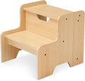 Melissa & Doug Kids Wooden Step Stool - Light Natural Finish