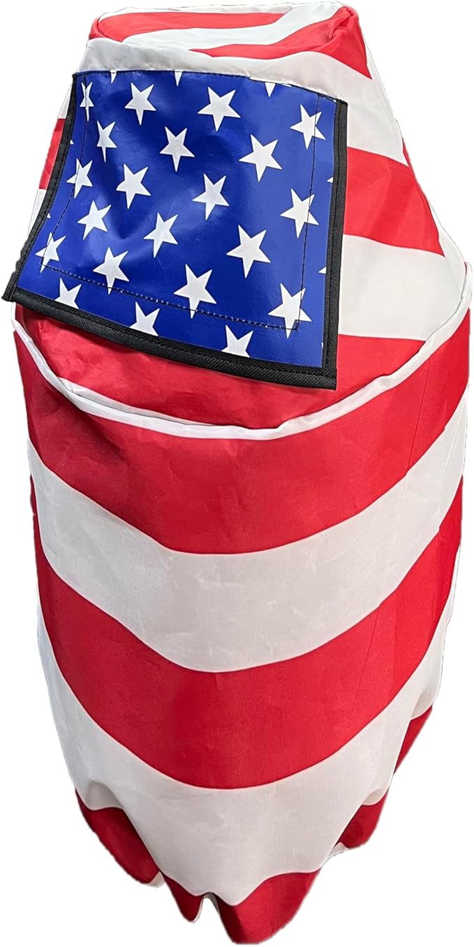 Propane Tank Cover Fits 30-Pound Steel Propane Cylinder Cover for RV Trailer,American flag