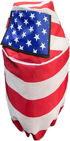 Propane Tank Cover Fits 30-Pound Steel Propane Cylinder Cover for RV Trailer,American flag