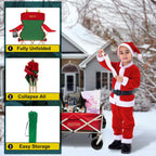 YOUNG WOOD Portable Camping Chair Beach Chair Outdoor Foldable Chair, Included Mesh Cup Holder & Safety Lock to Avoid Pinch Hand, Suitable for Christmas, Camp, Party, with Carrying Bag, Ages 2 to 7