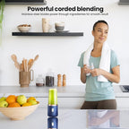 Regalosonline Portable Blender - 10 Oz Smoothie USB Charge Mini Blender BPA Free for Shakes and Smoothies with 6 Blades