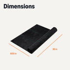 Amazon Basics Weed Barrier Landscape Fabric, 3 x 50 Feet, Black, 1-Pack