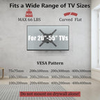 Full Motion TV Wall Mount, Corner Wall Mount Bracket with Swivel Tilt Arm, Fits VESA 400x400mm, 77 lbs Max, Universal TV Mount for LED Monitors Flat Screens for 26-55 Inch TVs