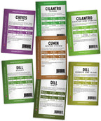 35 Medicinal & Culinary Herb Seeds Variety Pack – Heirloom Non-GMO Garden Kit for Indoor, Outdoor, or Greenhouse Growing – Apothecary, Tea & Cooking Herbs – Premium Gift for Gardeners & Homesteaders
