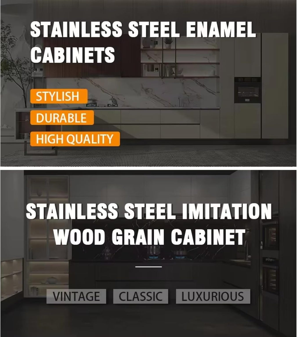 Outdoor Kitchen Stainless Steel Cooking Station Commercial BBQ Cabinet | Outdoor Kitchen Unit with Expandable Cooking Space and Service Counter for Catering Projects Event Food Service Vendor Setup