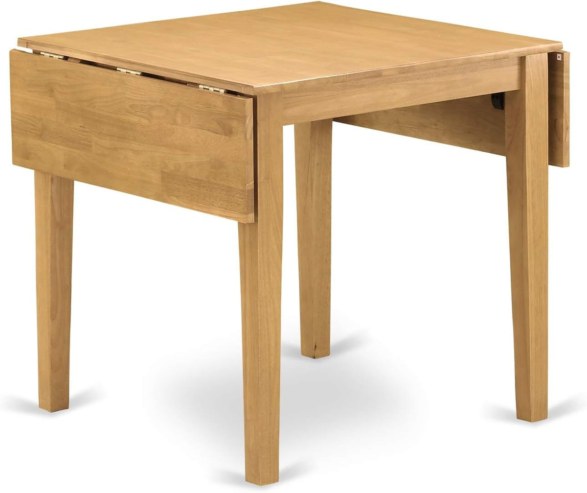 East West Furniture NDT-OAK-T Norden Dining Table - a Rectangle Wooden Table Top with Dropleaf & Stylish Legs, 30x48 Inch, Oak