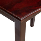Nesting Side Tables 3 Pieces Solid Mahogany Wood | Space Saving Set, Easy Clean Surface, No Assembly Needed, for Living Room or Bedroom