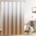Naturoom Camel Shower Curtains for Bathroom,Ombre Cloth Fabric Shower Curtain Set with 12 Hooks Camel Bathroom Decor 72 x 72