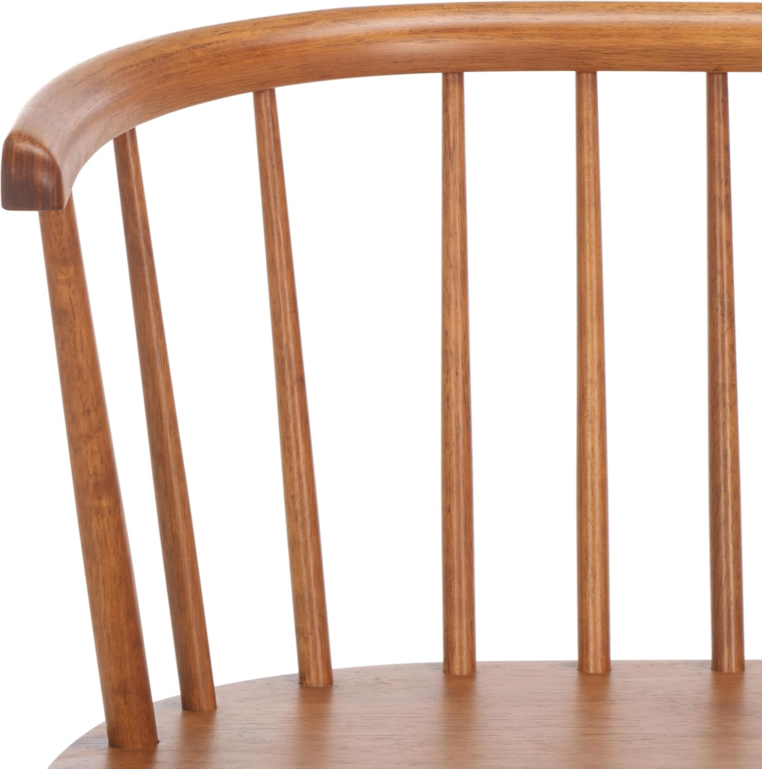 SAFAVIEH Furniture - Blanchard Spindle Bench - Honey - Solid Wood - Classic Windsor Design - Ideal for Entryway, Bedroom, Dining Room, 17.8" Seat Height (BCH8500H)