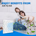 (6 Pack) 20x24x1 Furnace Air Filters, MPR 1900 & FPR 10, MERV 13 Pleated Air Filter (Actual Size: 19.75" x 23.75" x 0.75")