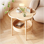 Sofa Side Table, Small Living Room Table, Tea Cabinet, Bedside Table for Small Coffee House (Color : Black)