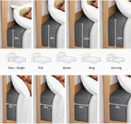 Bed Gap Filler Mattress Extender for Between Mattress and Wall | Close Gap Between Mattress and Headboard or Wall, Bed Space Crack, Removable Cover, Queen/King 39"x6"x8"