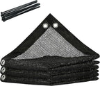 Royal Shade 50% Black Shade Cloth Custom Size 18FT x 50FT Mesh Tarp with Grommets for Garden Patio, Plant Shading, Greenhouse, Pergola, Chicken Coop, Dog Kennel, Lawn. (We Make Custom Size)