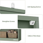 FACBOTALL 83.7" Tall Bookshelf and Bookcase,7-Tier Double Bookshelves Green