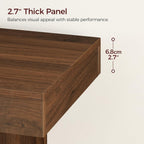 MAHANCRIS Console Table, 39.4'' Entryway Table for Hallway, Narrow Sofa Table Behind The Couch, Modern Foyer Tables for Entrance, Living Room, Corridor, Easy Assembly, Walnut CTZB16801