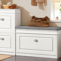 Haotian Shoe Storage Bench with Cushion
