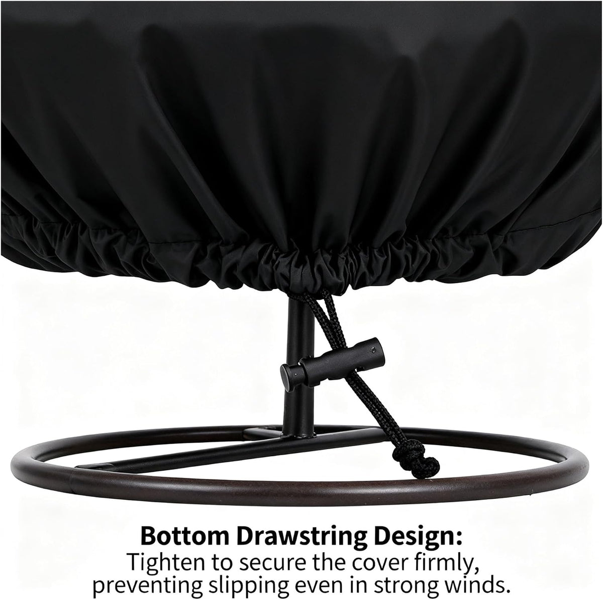 Heavy-Duty 210D Oxford Swing Cover-Waterproof UV-Resistant and Windproof Hammock with Drawstring(Double(200cm*230cm))