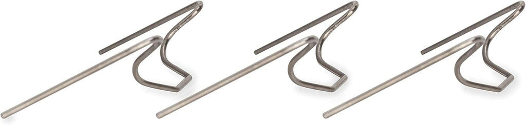 Greenhouse Glazing Clips, Pack of 50 Stainless Steel W Type Clip Leaf Spring Clips, Aluminium Greenhouse Care, House Twin-Hall Web Sheets