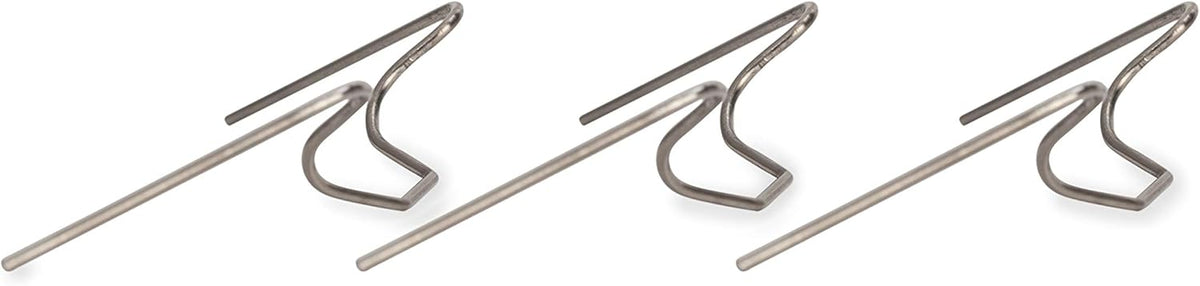 Greenhouse Glazing Clips, Pack of 50 Stainless Steel W Type Clip Leaf Spring Clips, Aluminium Greenhouse Care, House Twin-Hall Web Sheets
