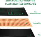 Seedling Heat Mat Durable Waterproof Plant Heating Pad 10"x 20.75" for Germination, Indoor Gardening, Greenhouse