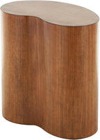 Deco 79 Wood Side End Accent Table Heart Inspired End Table, Side Table 22" x 13" x 22", Brown