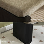 DUOMAY Modern Green Chenille Bedroom Bench, 49" Wide Long Entryway Bench with Solid Wood Legs Upholstered Dining Bench Ottoman for Living Room Indoor