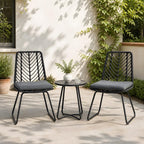 Saiveina Deja Chair,2PCS with 2 Cushions,Gray