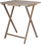 5pc XL Oversized Tray Table Set, Rustic Grey