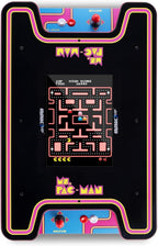 Arcade1Up Ms. PAC-MAN Head-to-Head Arcade Table, 12 Classic Games | Retro Home Arcade Machine with Light-Up Control Deck & Real-Feel Joysticks