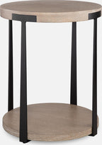 Uttermost 50003 Palisade - Round Side Table-24 Inches Tall and 19 Inches Wide