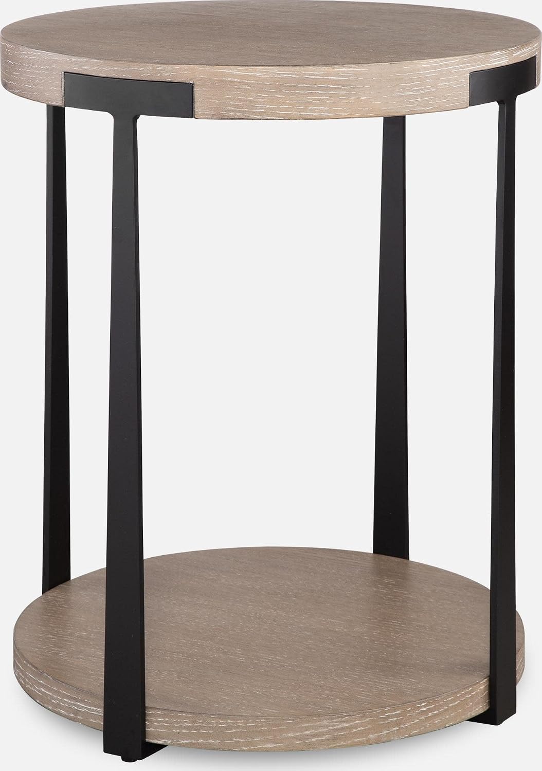 Uttermost 50003 Palisade - Round Side Table-24 Inches Tall and 19 Inches Wide