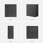 SICOTAS Buffet Cabinet with Storage Accent Sideboard Modern Credenza with Doors & Shelves Fluted Media Console Mid Century Coffee Bar Table for Living Room Kitchen Dining Room Hallway(3PCS)