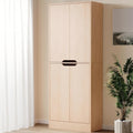 Housoul 71" Tall Kitchen Pantry Cabinet with 4 Doors, Oak | Pantry Storage Cabinet with Adjustable Shelves, Freestanding Kitchen Pantry Cabinet, Cupboard Larder Cabinet for Dining Room