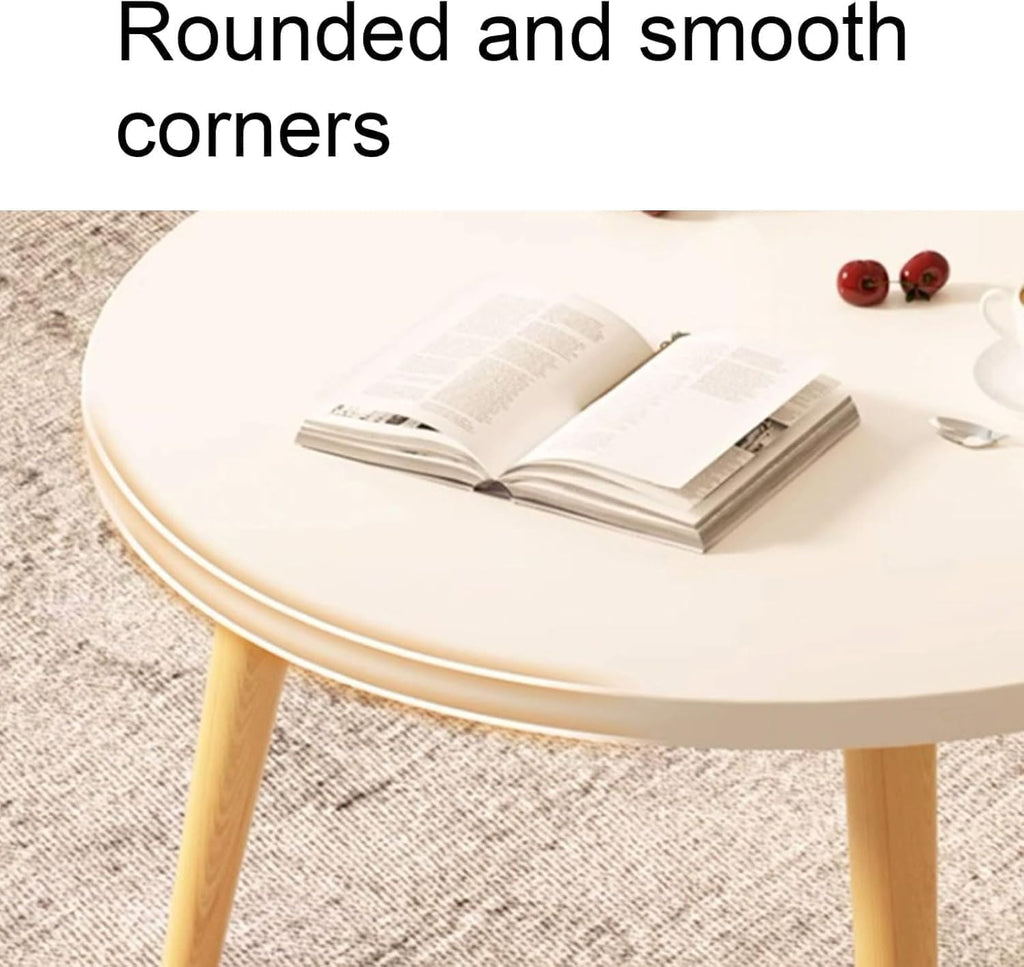 40 X 30cm Coffee Table Convenient Snack Side Table Small Round Side Table Easy to Assemble Bedside Table