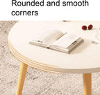 40 X 30cm Coffee Table Convenient Snack Side Table Small Round Side Table Easy to Assemble Bedside Table