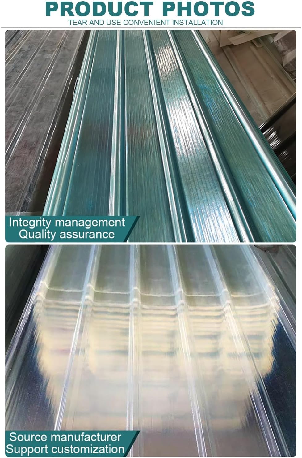 Plastic Roof Panels,Translucent Greenhouse Panel,Daylighting Roof Panels,Sturdy Panel,Cuts Easily,for Patio Garden Balcony etc.(39.37x70.86in)