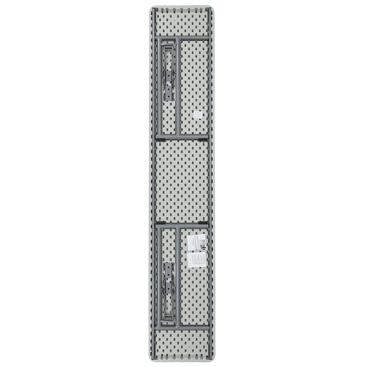 OEF Furnishings OEFBT-SEM1896 Commercial-Grade Premium Industrial Seminar Folding Table with Thick Blow-Molded Top and 16-Gauge Cantilever Steel Legs (Seminar, 18" × 96", Speckled Gray Top)