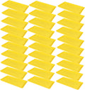 SUNPACK 10" x 20" Heavy Duty Shallow Plastic Seed Starting Tray, Yellow, 1" (Pack of 30) - No Drainage Holes, Perfect for Greenhouses or Indoor Gardening