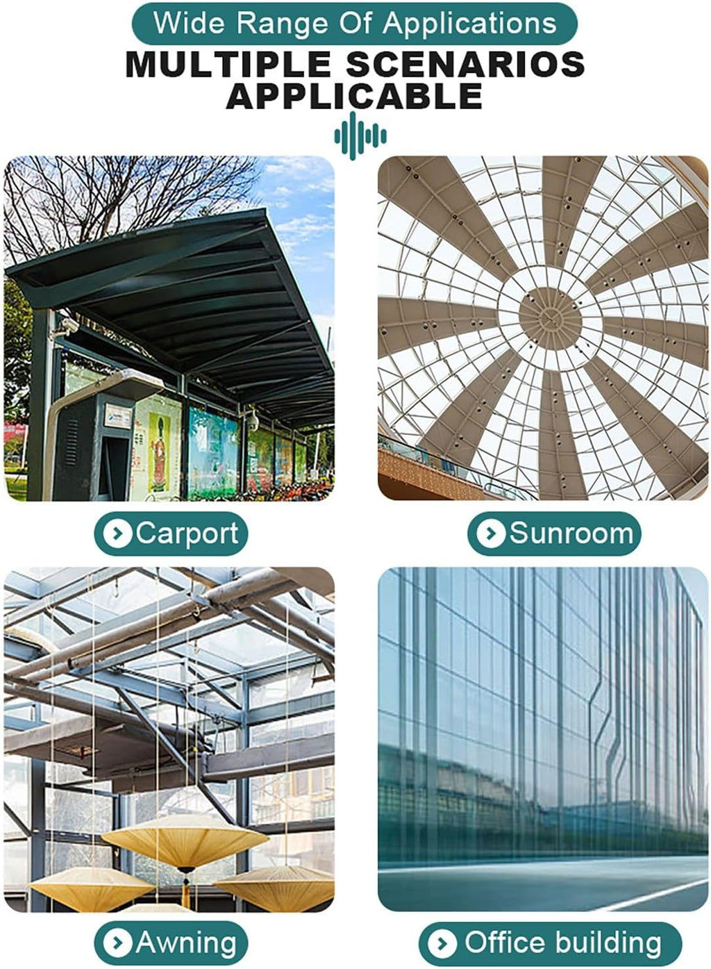 Plastic Roof Panels,Translucent Greenhouse Panel,Daylighting Roof Panels,Sturdy Panel,Cuts Easily,for Patio Garden Balcony etc.(39.37x70.86in)